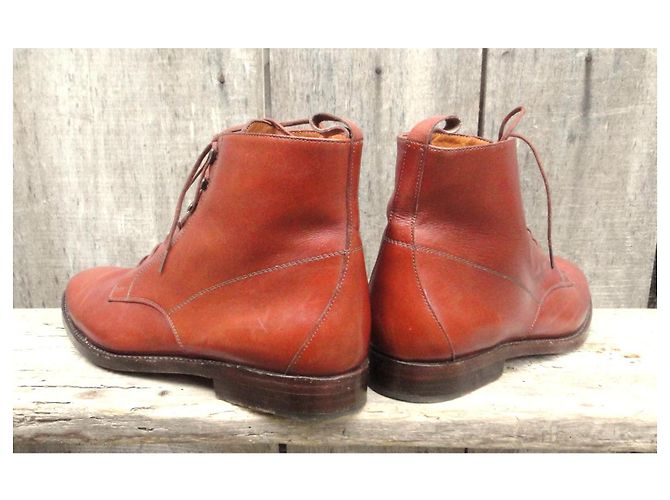 Botines Robert Clergerie de piel marrón claro - vista 4