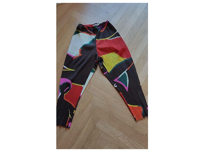 Issey Miyake Pantalón plisado Pleats Please Multicolor - vista 2