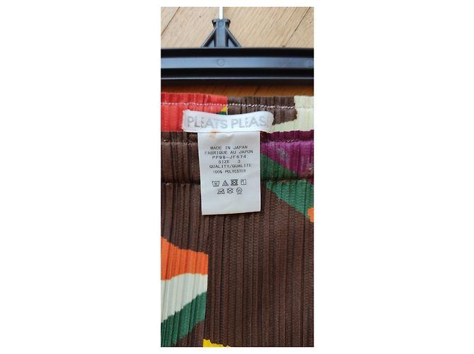 Issey Miyake Pantalón plisado Pleats Please Multicolor - vista 6
