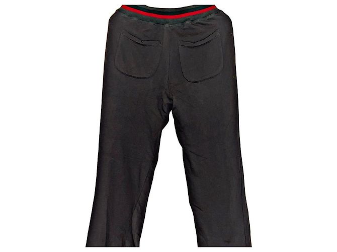 Authentische Gucci Tom Ford graue Webstreifen Taillierte Sweatpants - Ansicht 4