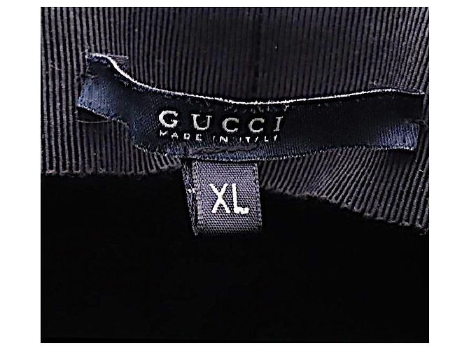 Echte Gucci Tom Ford seltene braune Monogramm GG Lederbesatz Newsboy-Cap - Ansicht 10