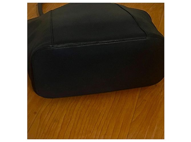 Echter Gucci 99 FW Tom Ford seltener schwarzer Leder-Vorhangbeutel - Ansicht 13