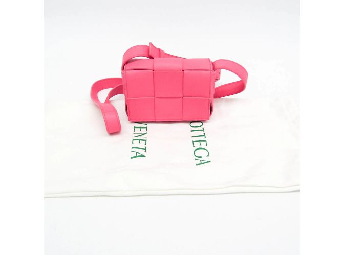Borsa a Spalla Candy Cassette di Bottega Veneta Rosa - vista 12