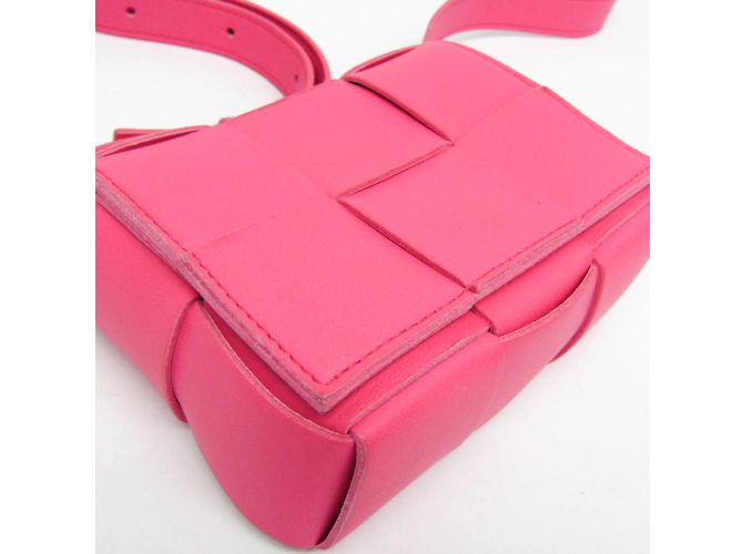 Borsa a Spalla Candy Cassette di Bottega Veneta Rosa - vista 5