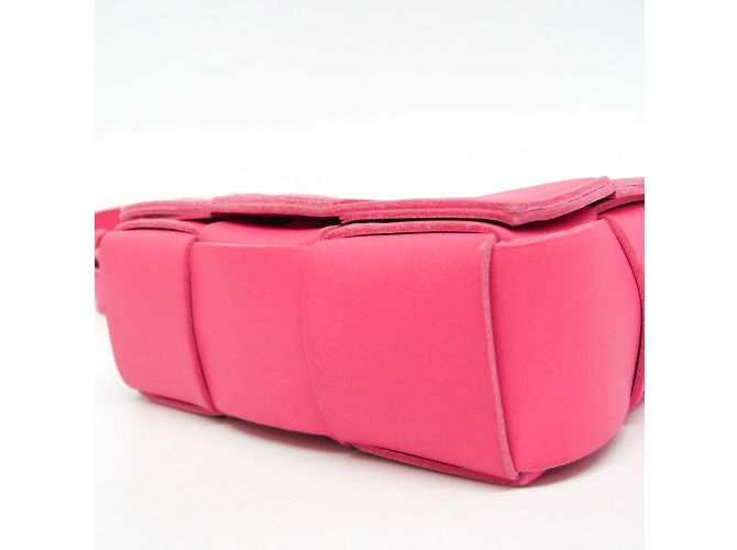 Borsa a Spalla Candy Cassette di Bottega Veneta Rosa - vista 6