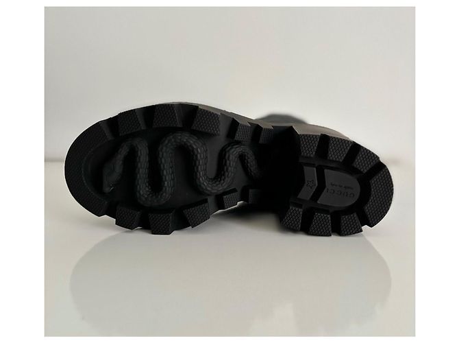 Stivaletti Gucci in pelle nera Nero - vista 6
