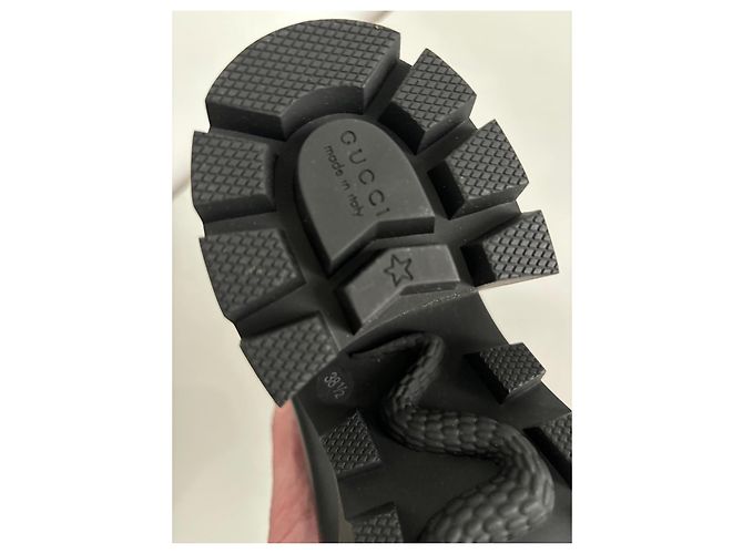 Stivaletti Gucci in pelle nera Nero - vista 7