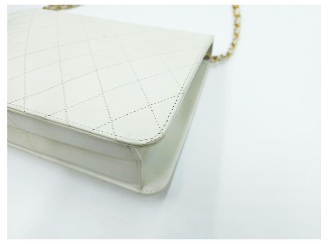 Timeless Chanel Classico Senza Tempo con Patta Singola Trapuntata Bianco - vista 14