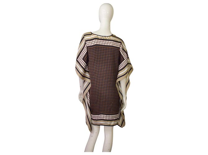Abito caftano corto Michael by Michael Kors con borchie dorate Multicolore - vista 2