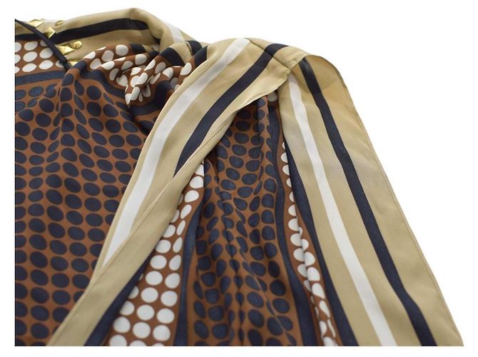 Abito caftano corto Michael by Michael Kors con borchie dorate Multicolore - vista 6
