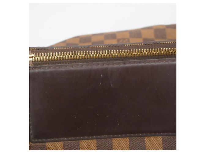 Borsa Boston Louis Vuitton Damier Greenwich GM N41155 Ebano Damier ebene - vista 10