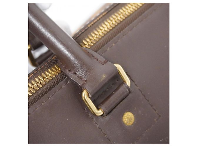 Borsa Boston Louis Vuitton Damier Greenwich GM N41155 Ebano Damier ebene - vista 17