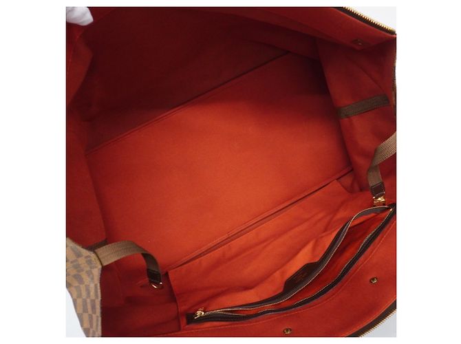 Borsa Boston Louis Vuitton Damier Greenwich GM N41155 Ebano Damier ebene - vista 4
