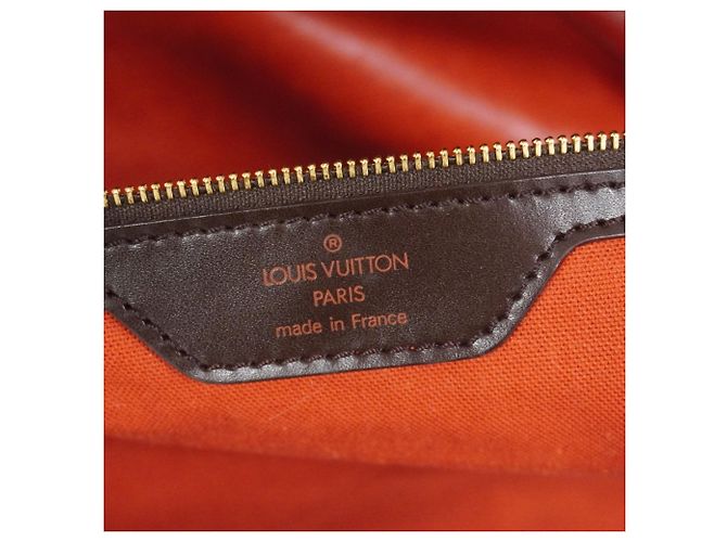 Borsa Boston Louis Vuitton Damier Greenwich GM N41155 Ebano Damier ebene - vista 5