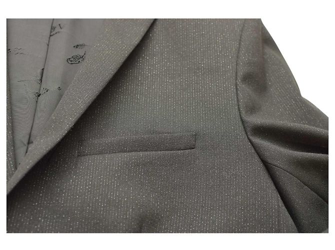 Zadig & Voltaire Vany Strass Schwarzer Glänzender Blazer S - Ansicht 8
