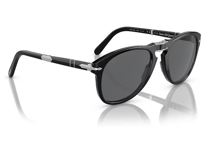 Persol 714SM sunglasses - Steve McQueen foldable black - view 5