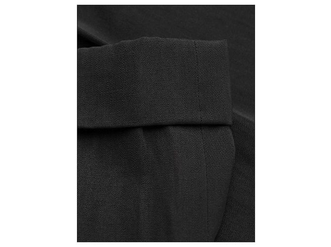 Lanvin Grey Wool Darted Trousers - 2000s - view 6