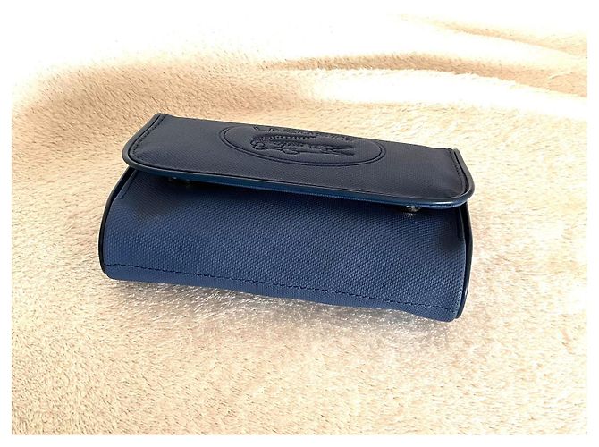 Pochette Lacoste Blu in Sintetico - vista 3