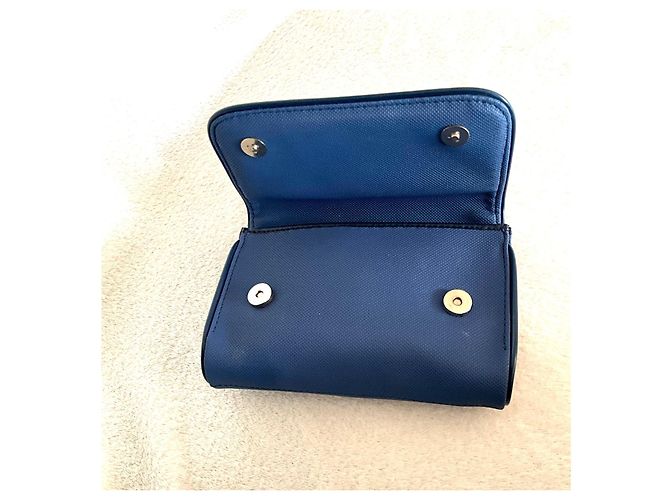 Pochette Lacoste Blu in Sintetico - vista 4