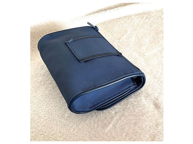 Pochette Lacoste Blu in Sintetico - vista 6