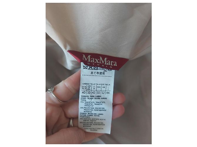 Conjunto de ceremonia Max Mara Negro Crudo Gris pardo - vista 10