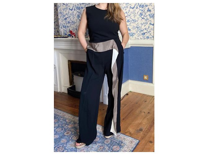 Conjunto de ceremonia Max Mara Negro Crudo Gris pardo - vista 5
