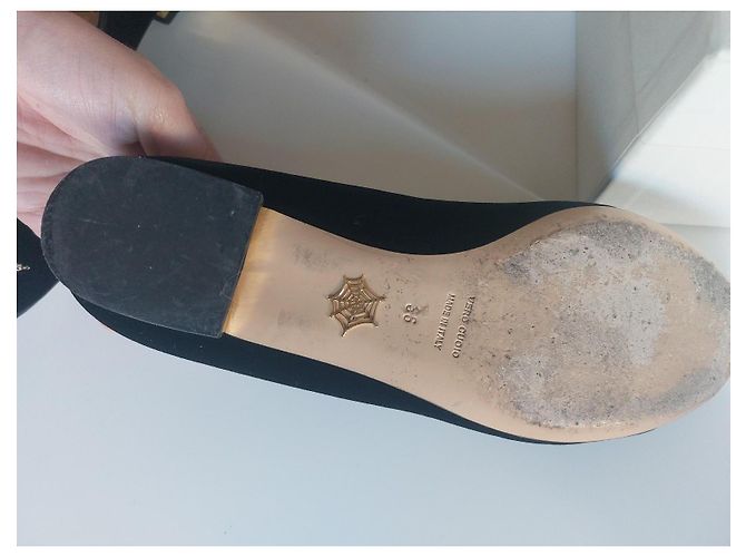 Mocassini Charlotte Olympia Nero D'oro - vista 6