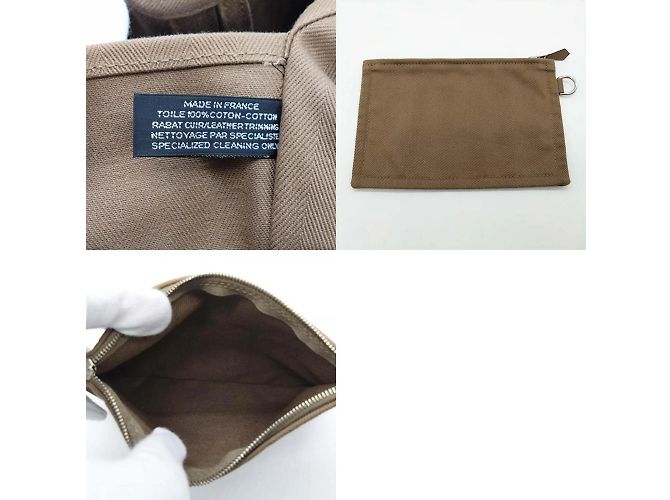 Hermès Borsa tote Hermes Valparaiso MM Beige - vista 10