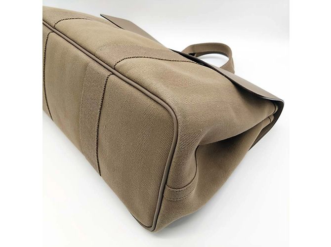 Hermès Borsa tote Hermes Valparaiso MM Beige - vista 3