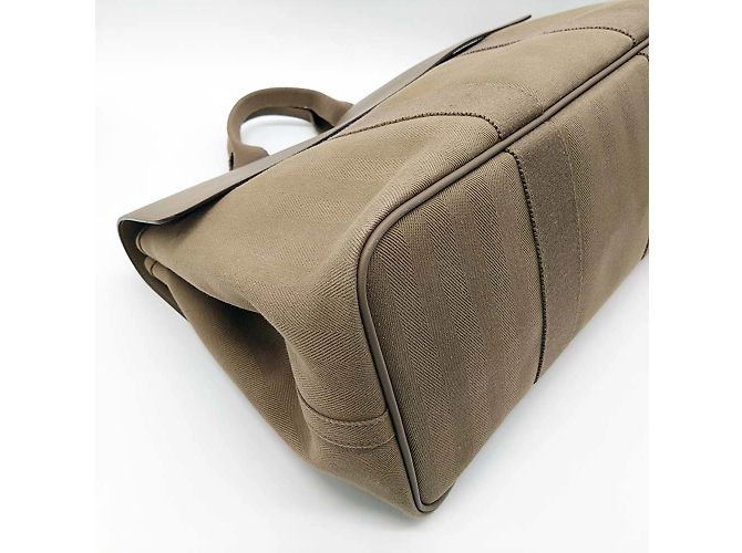 Hermès Borsa tote Hermes Valparaiso MM Beige - vista 4