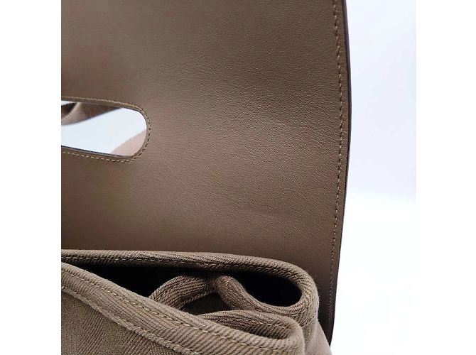 Hermès Borsa tote Hermes Valparaiso MM Beige - vista 6