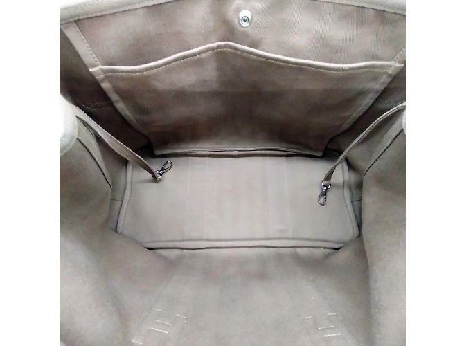 Hermès Borsa tote Hermes Valparaiso MM Beige - vista 8