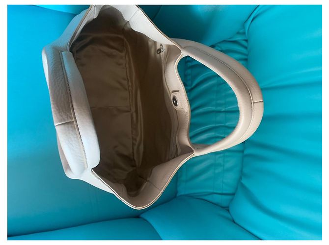 Borsa in pelle Tod's Beige - vista 3