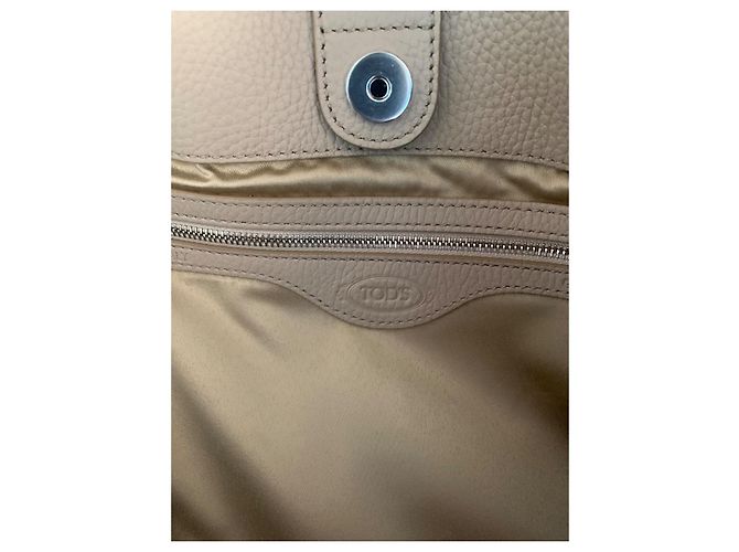 Borsa in pelle Tod's Beige - vista 5