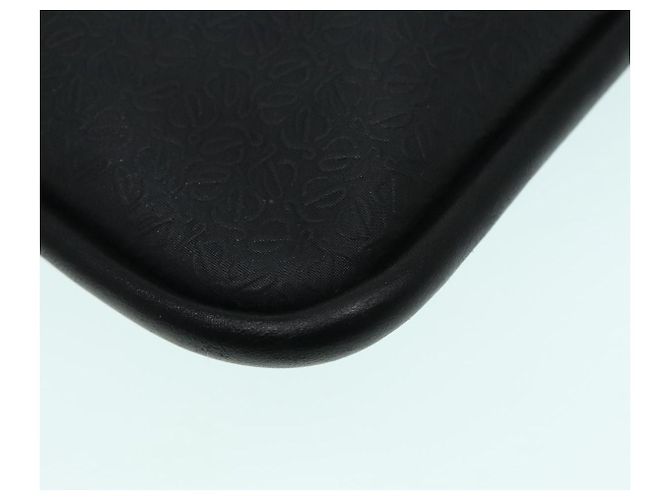 LOEWE Borsa a Spalla Anagram Pelle Nera Argento Auth bs18478 Nero - vista 14