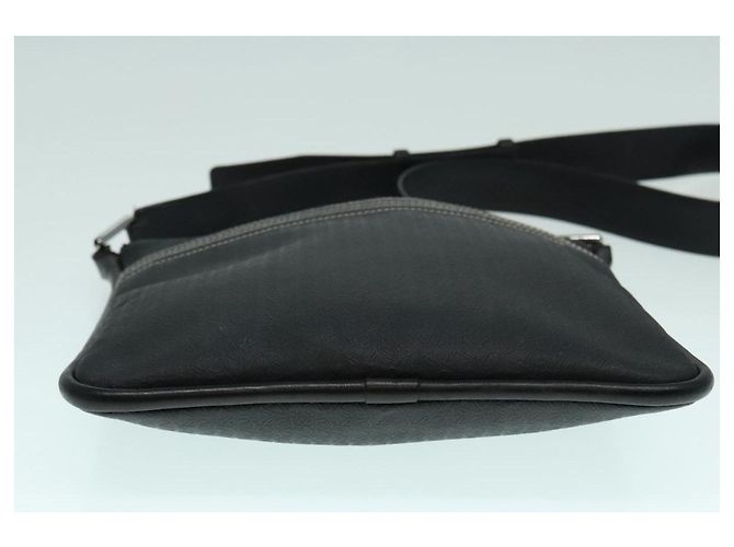 LOEWE Borsa a Spalla Anagram Pelle Nera Argento Auth bs18478 Nero - vista 5