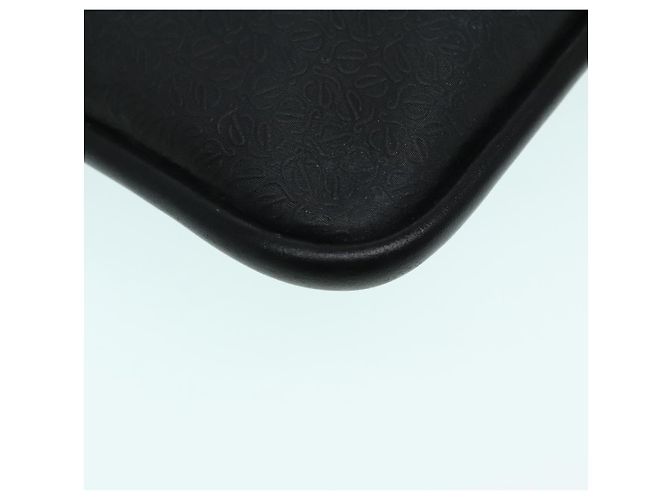 LOEWE Borsa a Spalla Anagram Pelle Nera Argento Auth bs18478 Nero - vista 9