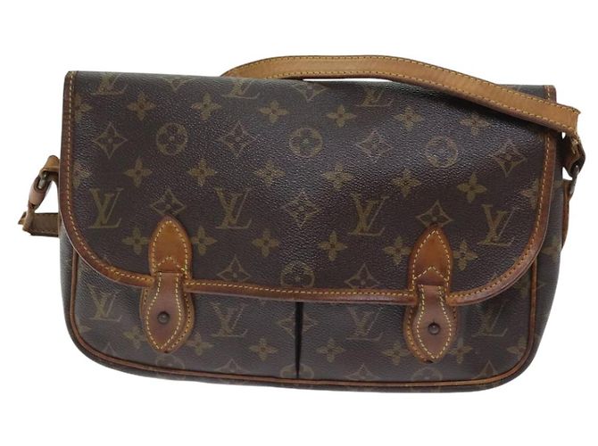 LOUIS VUITTON Monogram Gibeciere MM Borsa a Spalla M42247 LV Auth 93467 Monogramma - vista 13