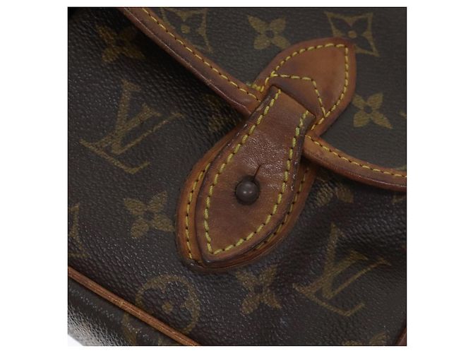 LOUIS VUITTON Monogram Gibeciere MM Borsa a Spalla M42247 LV Auth 93467 Monogramma - vista 18
