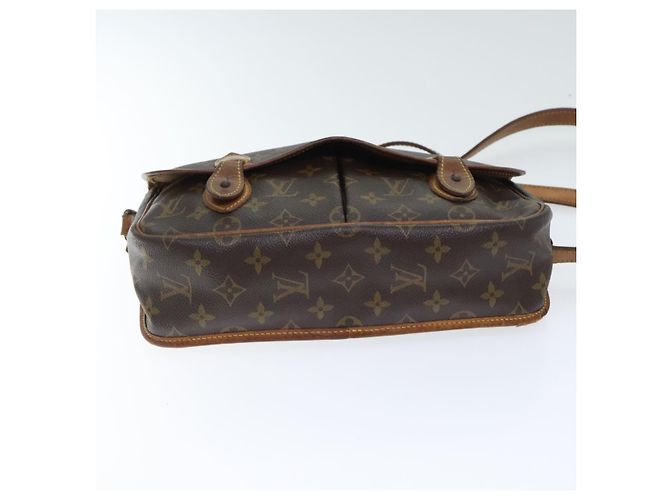 LOUIS VUITTON Monogram Gibeciere MM Borsa a Spalla M42247 LV Auth 93467 Monogramma - vista 5