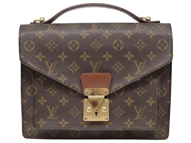LOUIS VUITTON Monogramma Monceau 28 Borsa a Mano 2way M51185 LV Auth ep5875 - vista 13