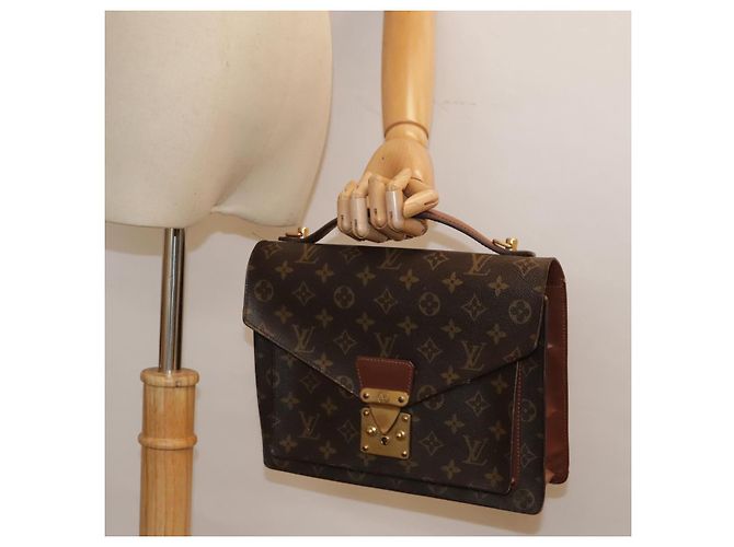 LOUIS VUITTON Monogramma Monceau 28 Borsa a Mano 2way M51185 LV Auth ep5875 - vista 25