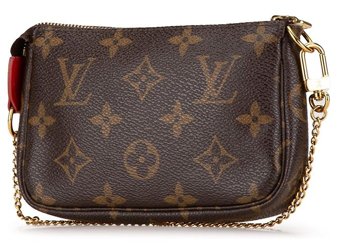 Borsa a Spalla Pochette Accessoires Vivienne Natale Mini Monogramma Marrone Louis Vuitton - vista 2
