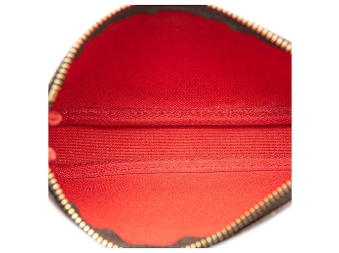 Borsa a Spalla Pochette Accessoires Vivienne Natale Mini Monogramma Marrone Louis Vuitton - vista 4