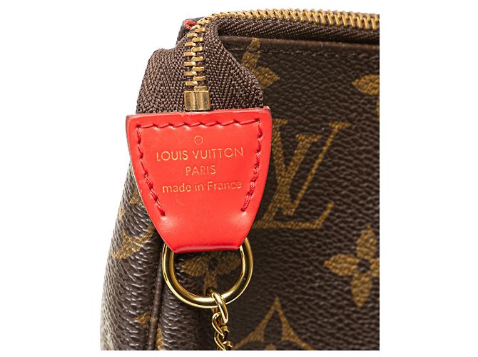Borsa a Spalla Pochette Accessoires Vivienne Natale Mini Monogramma Marrone Louis Vuitton - vista 5