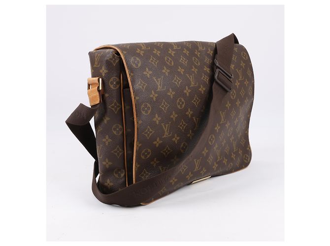 Borsa a tracolla Abbesses in tela Monogram Louis Vuitton M45257 Marrone - vista 2