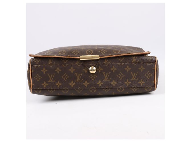 Borsa a tracolla Abbesses in tela Monogram Louis Vuitton M45257 Marrone - vista 8