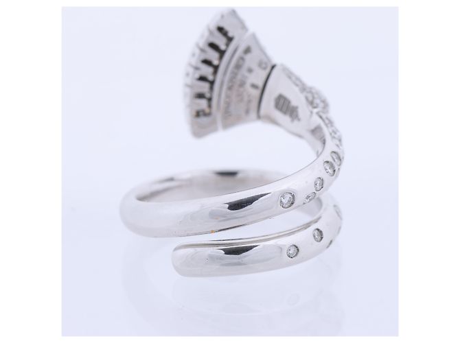 Anello in oro bianco e diamanti De Grisogono, misura 52 D'oro - vista 4