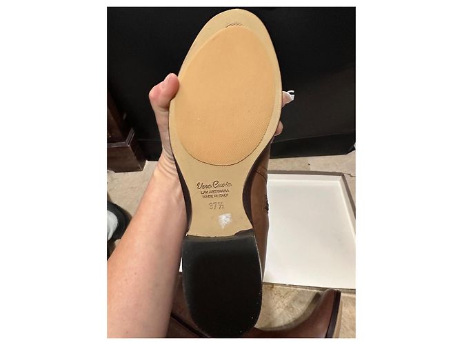 Autre Marque Bottes d'équitation Heyraud en cuir marron - vue 9