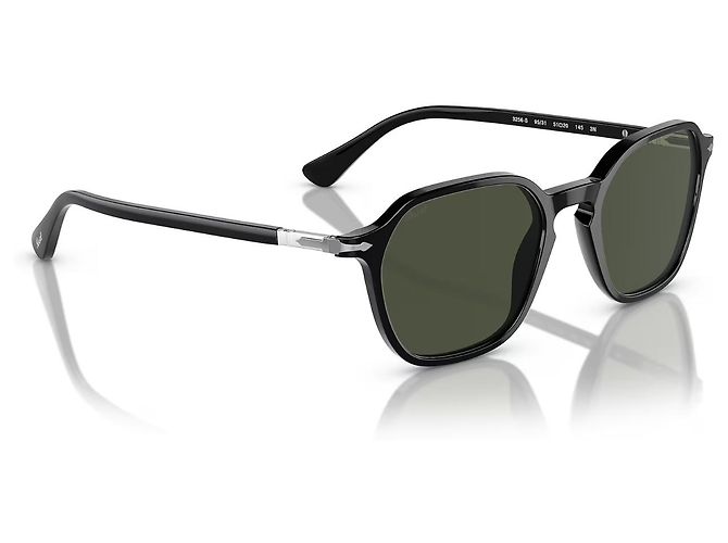 occhiali da sole persol PO3256S nero acetato - vista 2